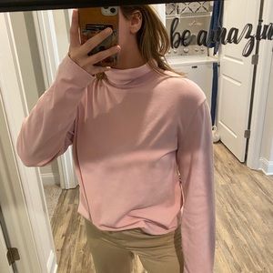 Baby pink turtleneck